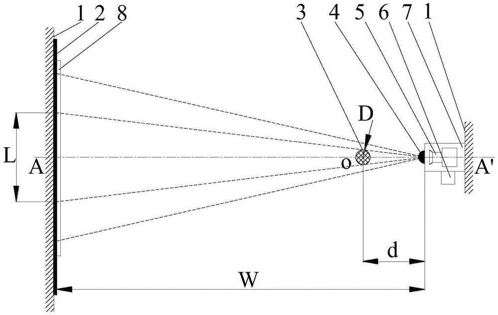 Device and method for non-contact detection of pitch circle diameter of mine steel wire rope