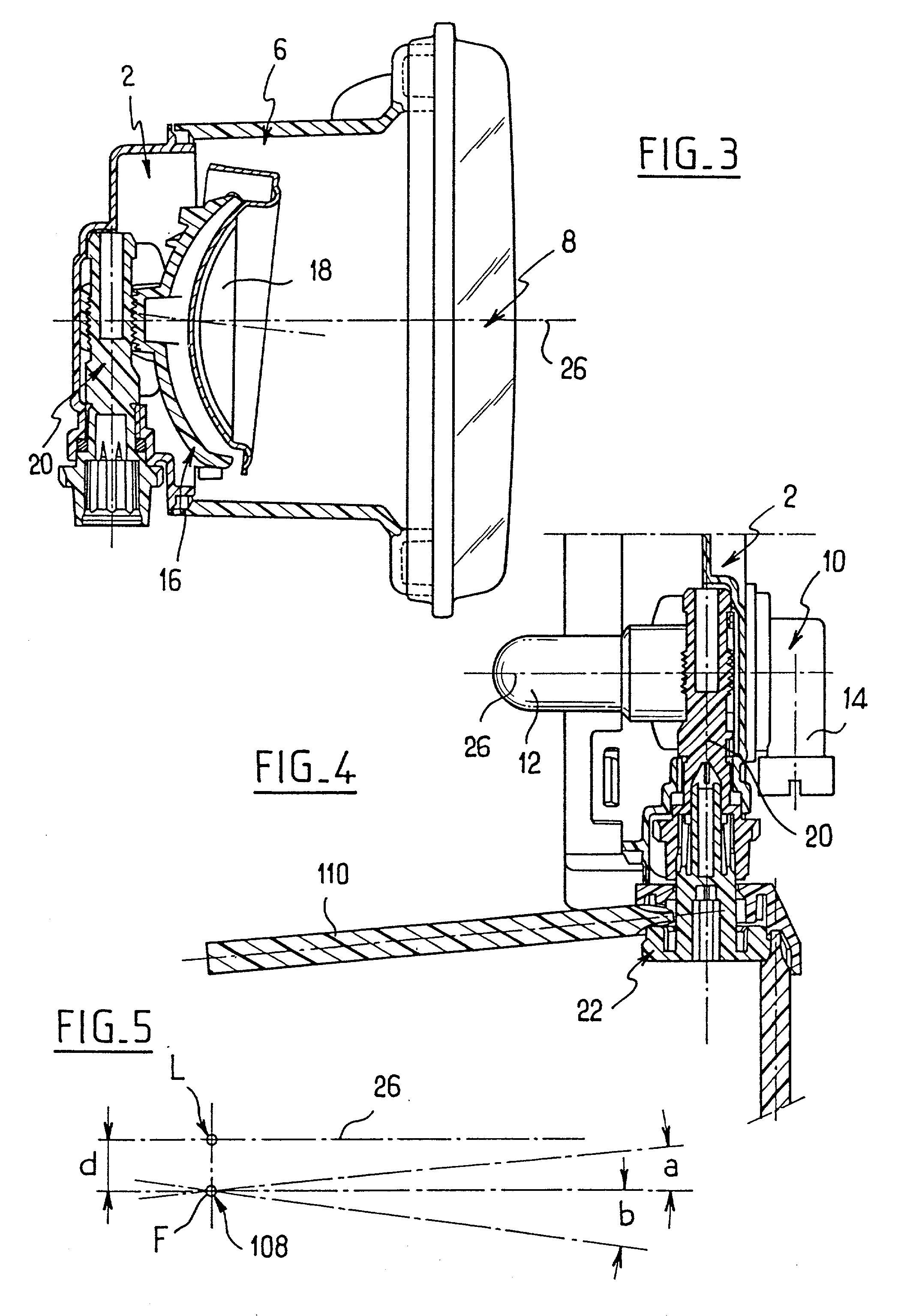 Vehicle light with high resistance to heat