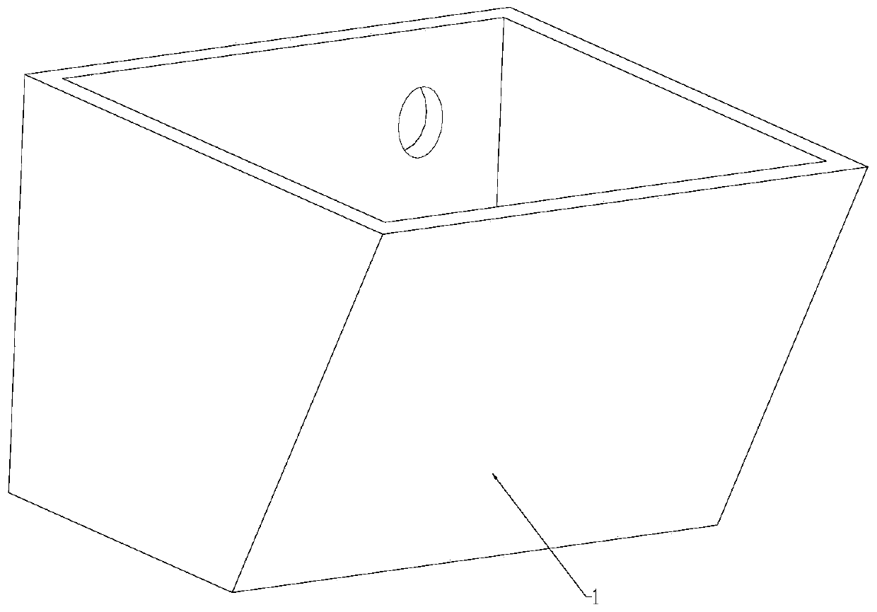 Composition for preparing three-dimensional greening cultivation container and preparation method