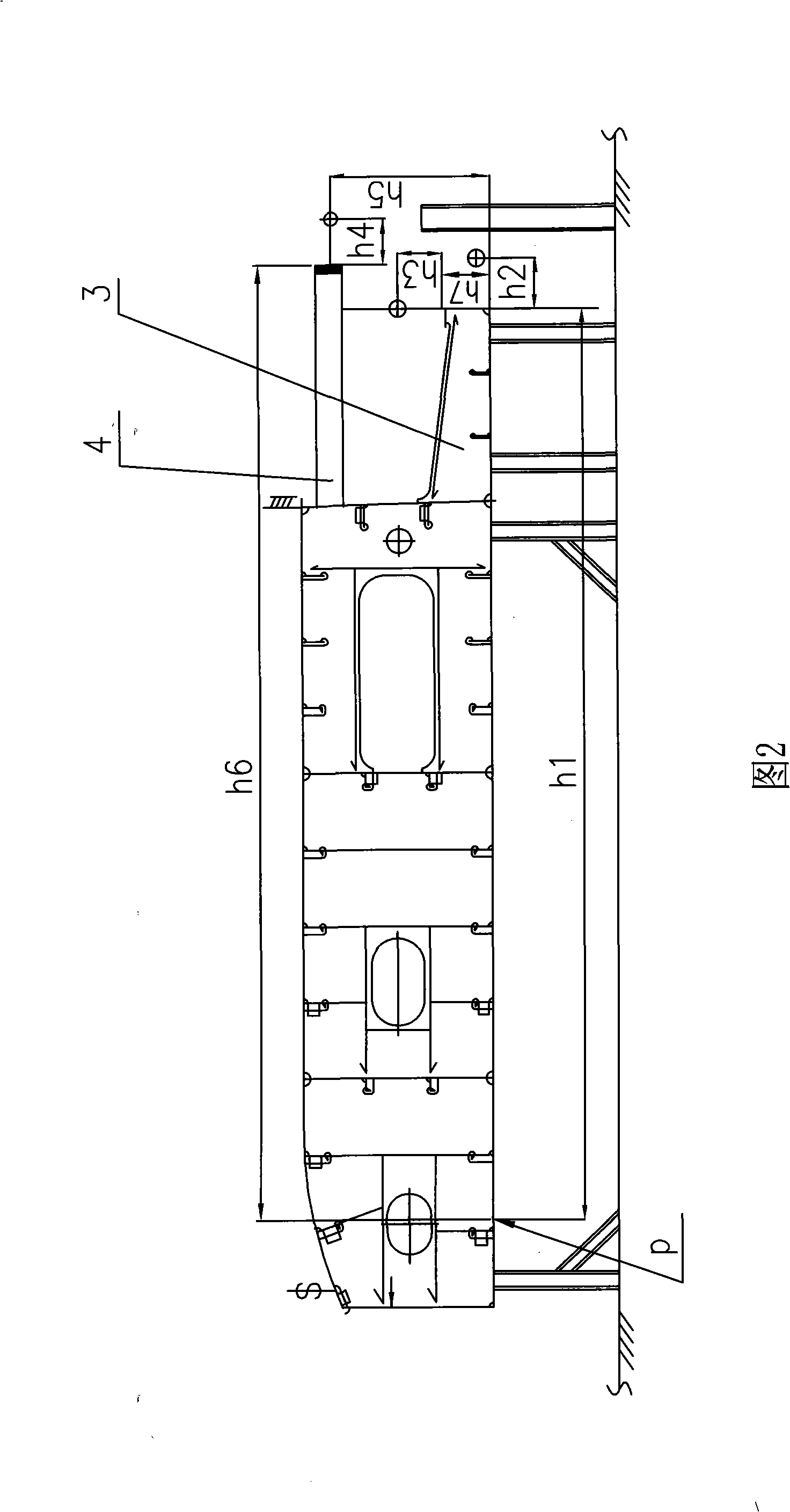 Integrated building method of shipboard subsection in shipbuilding process