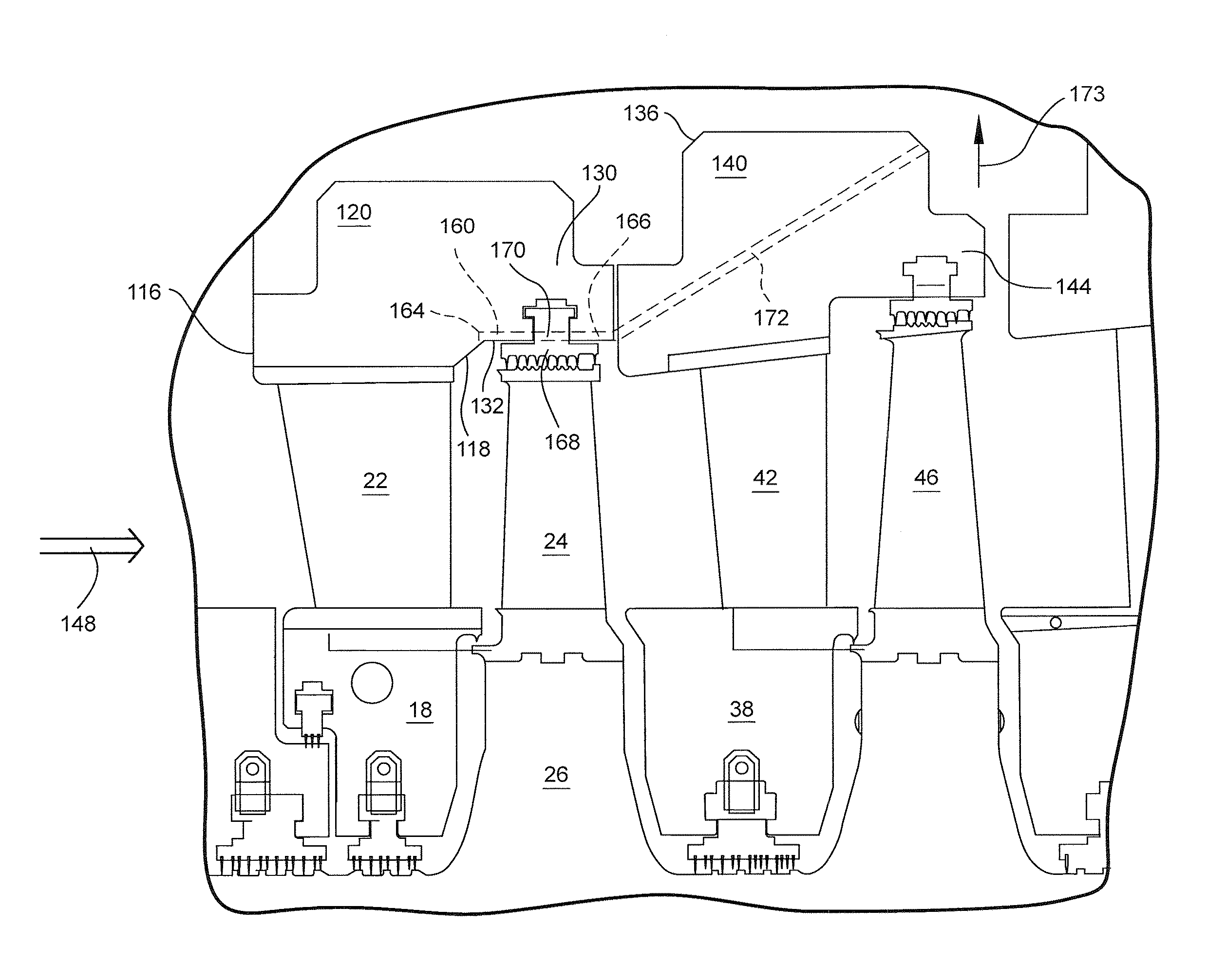 Apparatus for minimizing solid particle erosion in steam turbines