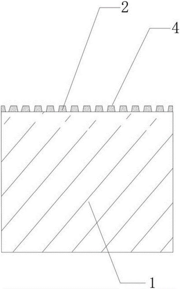 Variable-color engraved archaized tile and preparation method