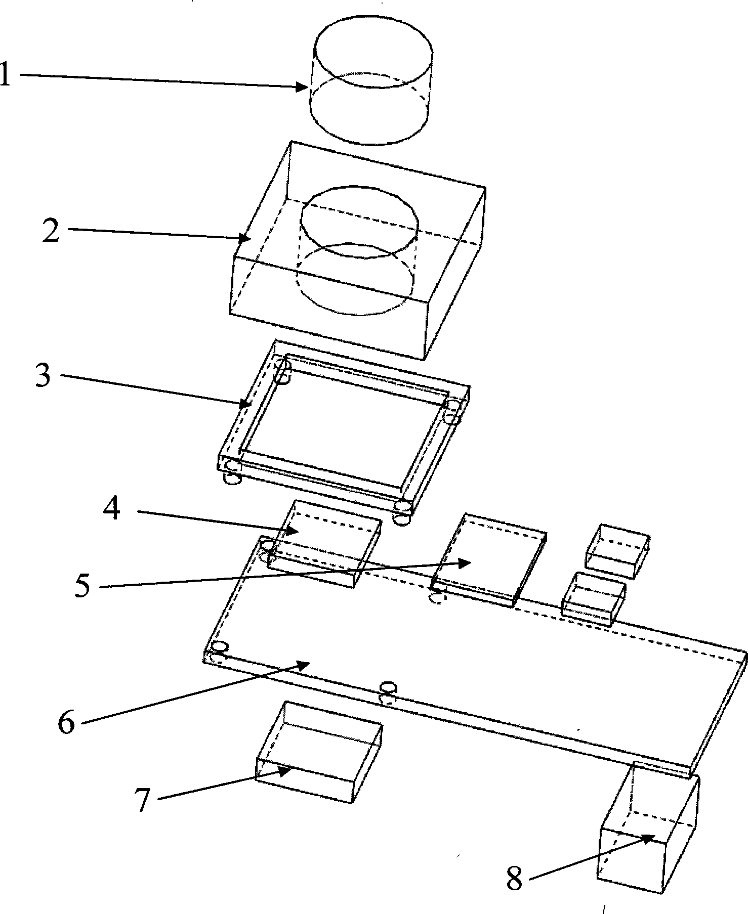 Optical die set, camera and mobile terminal equipment