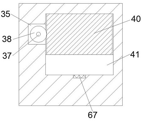 Surgical knife head storage, disinfection and scrap recovery device