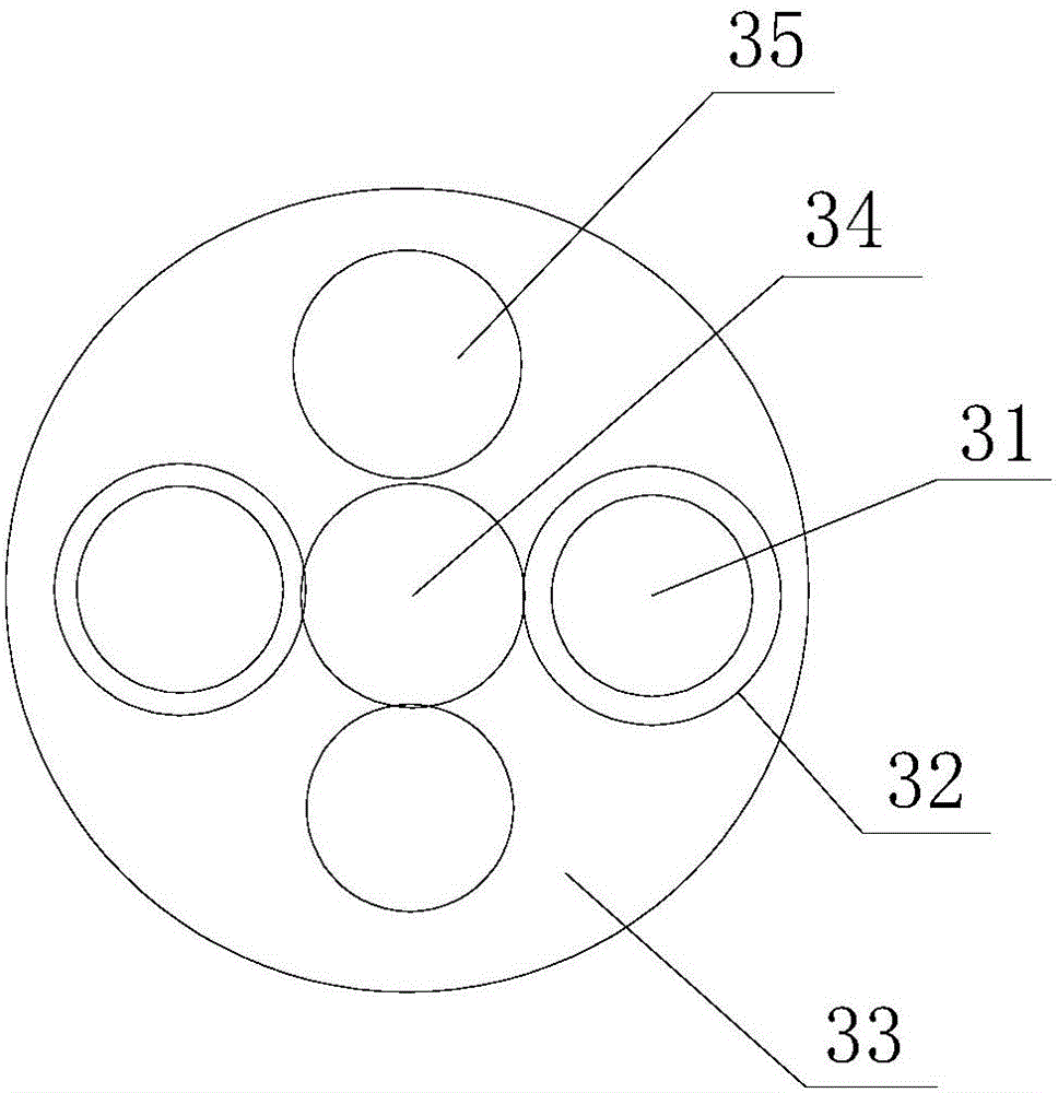 Intelligent RTP (reinforcing thermal pipe) tube and production method thereof