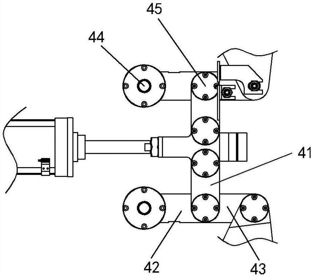 Bodywork Y-direction positioning and locking mechanism for welding assembly line