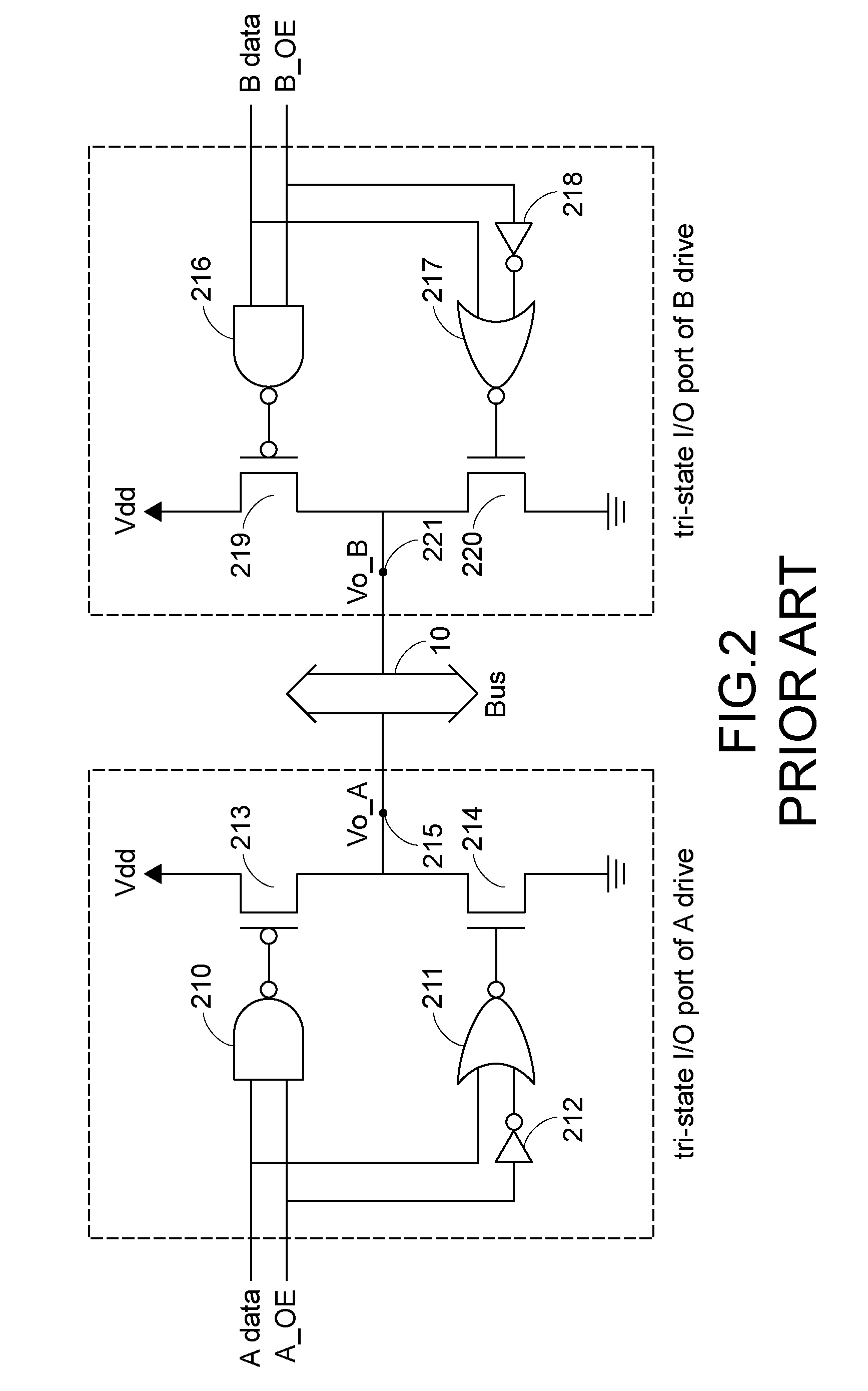 Tri-state I/O port