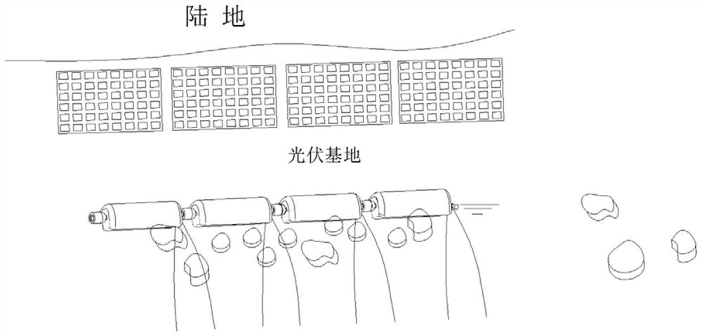 Offshore floating type ice-resistant device