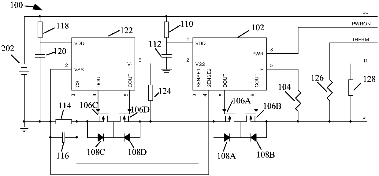 Battery protection circuit, battery and mobile terminal