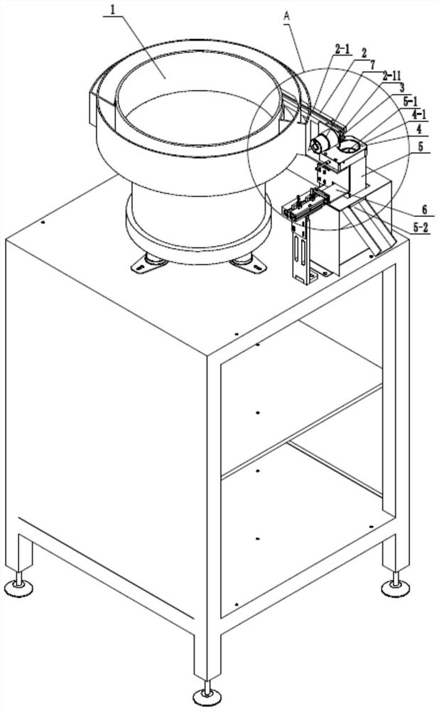 A multi-beat screw counting machine and screw counting feeding method