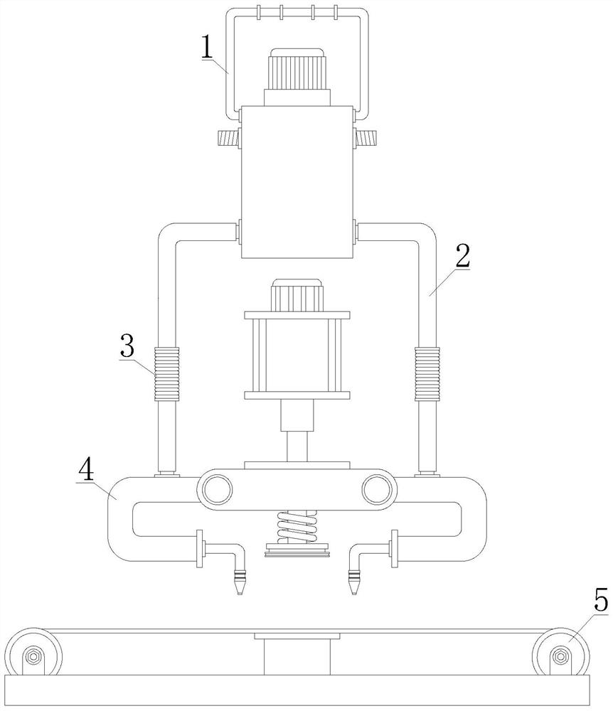 Food filling integrated sealing device and implementation method thereof