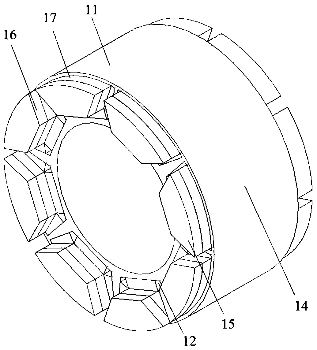 Double three-phase permanent magnet synchronous drive motor, electric vehicle and method thereof