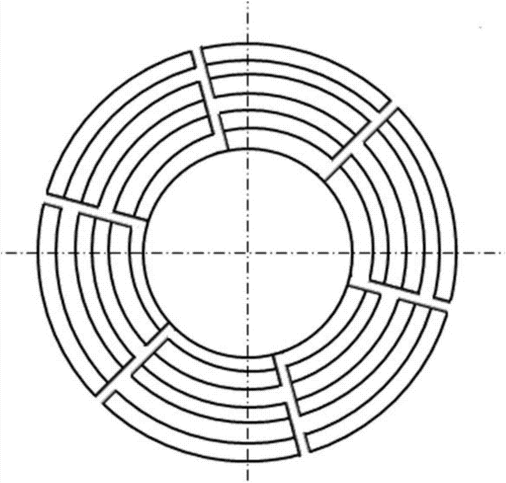 Method for preventing deformation cracking of laser deposition formed A-100 steel structure