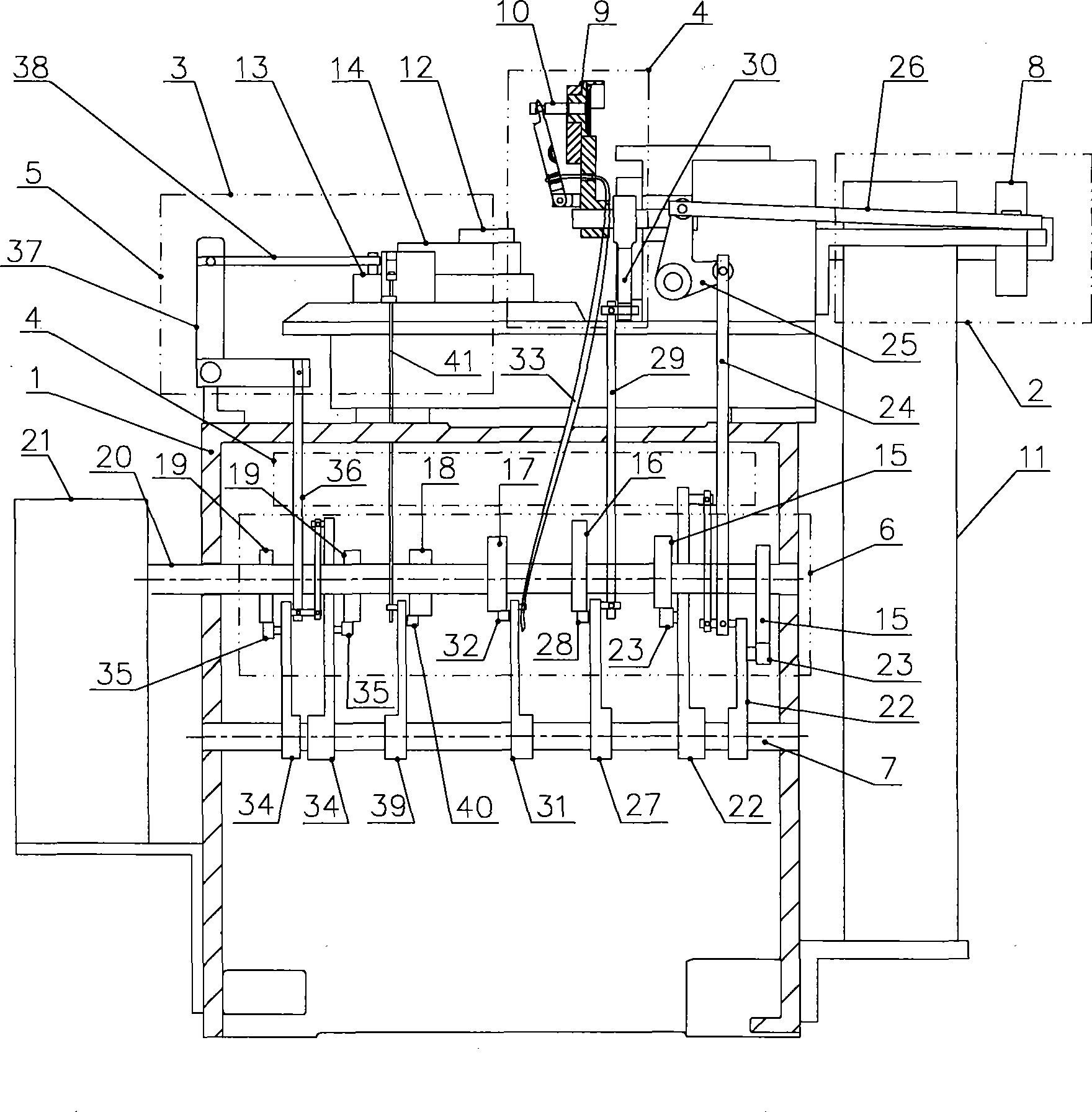 Full-cam automatic lathe