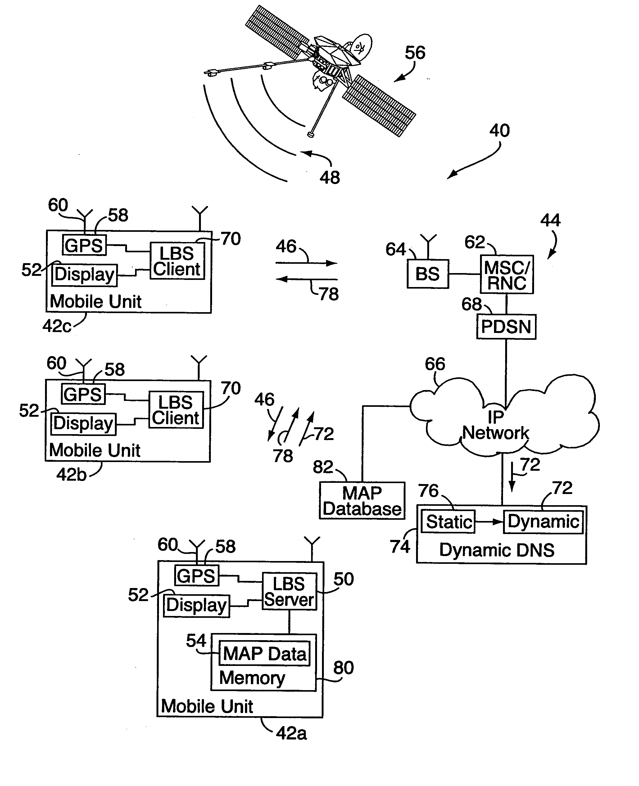 User plane location architecture with mobile server for location based services