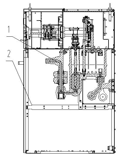 Solid insulating vacuum ring network cabinet