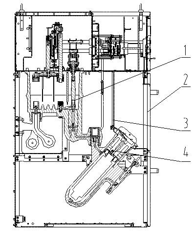 Solid insulating vacuum ring network cabinet