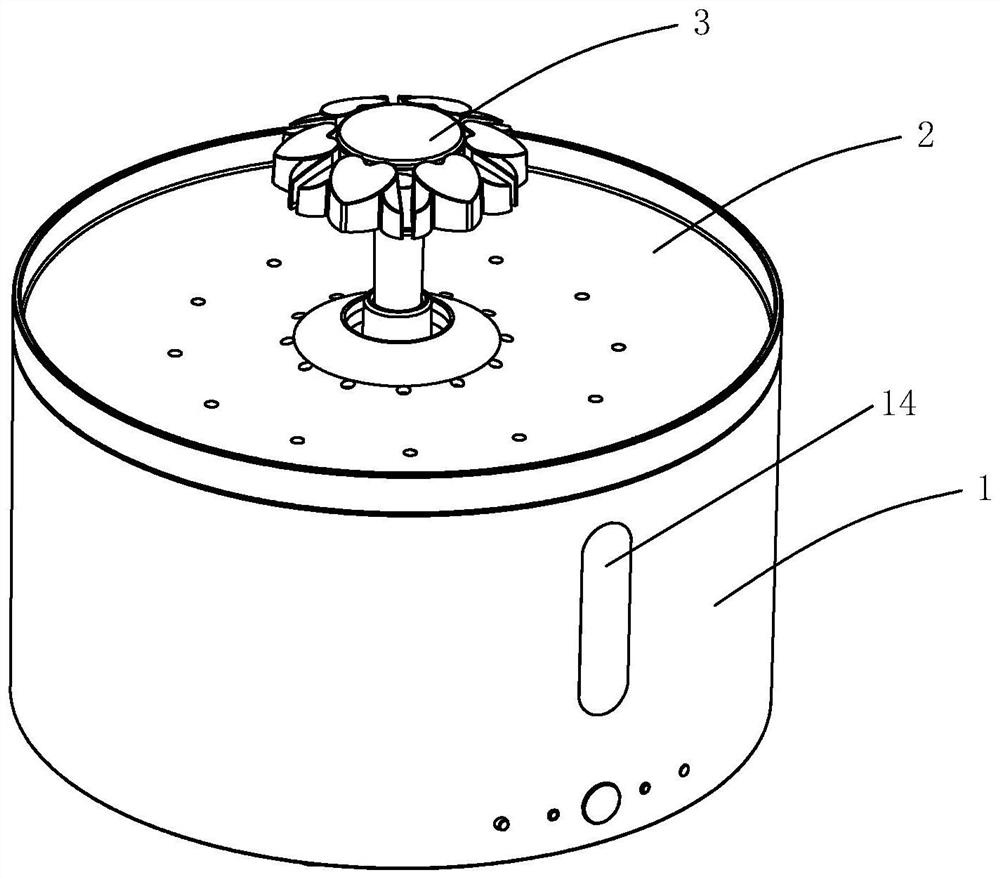 Water dispenser for pets