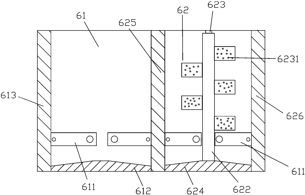 Industrial sewage processing and treatment tank