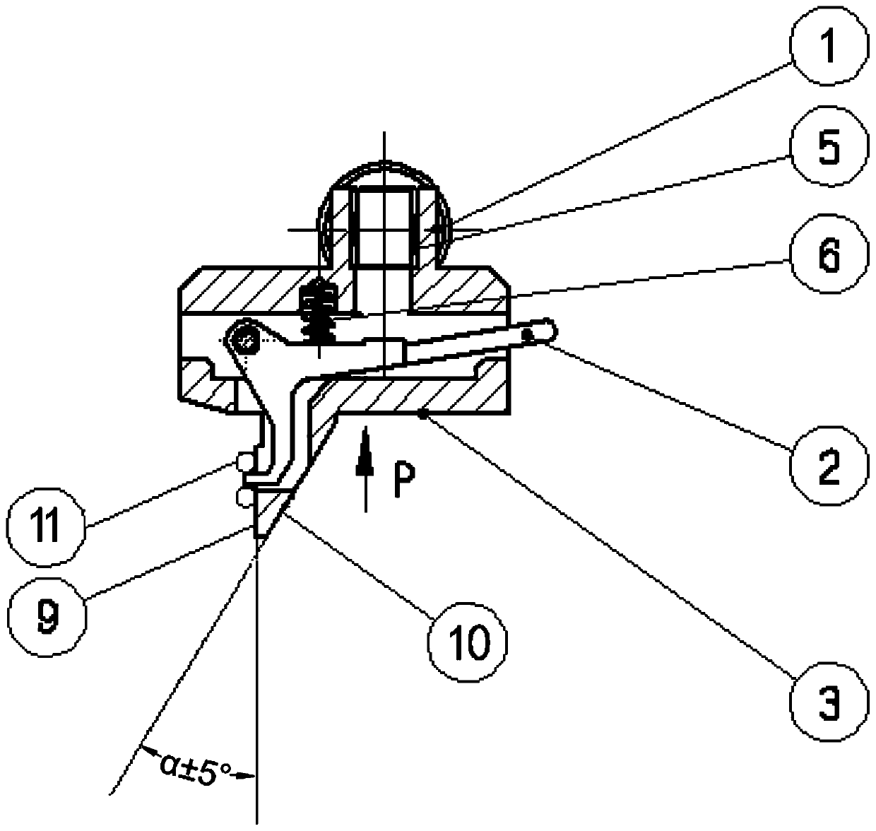 Turbine disk tongue-and-groove symmetry detection device