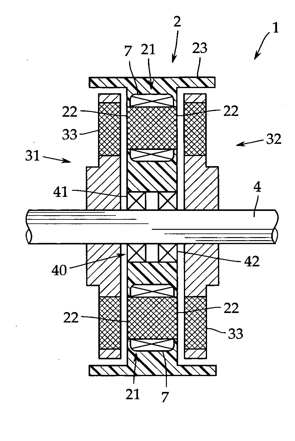 Axial air-gap electronic motor