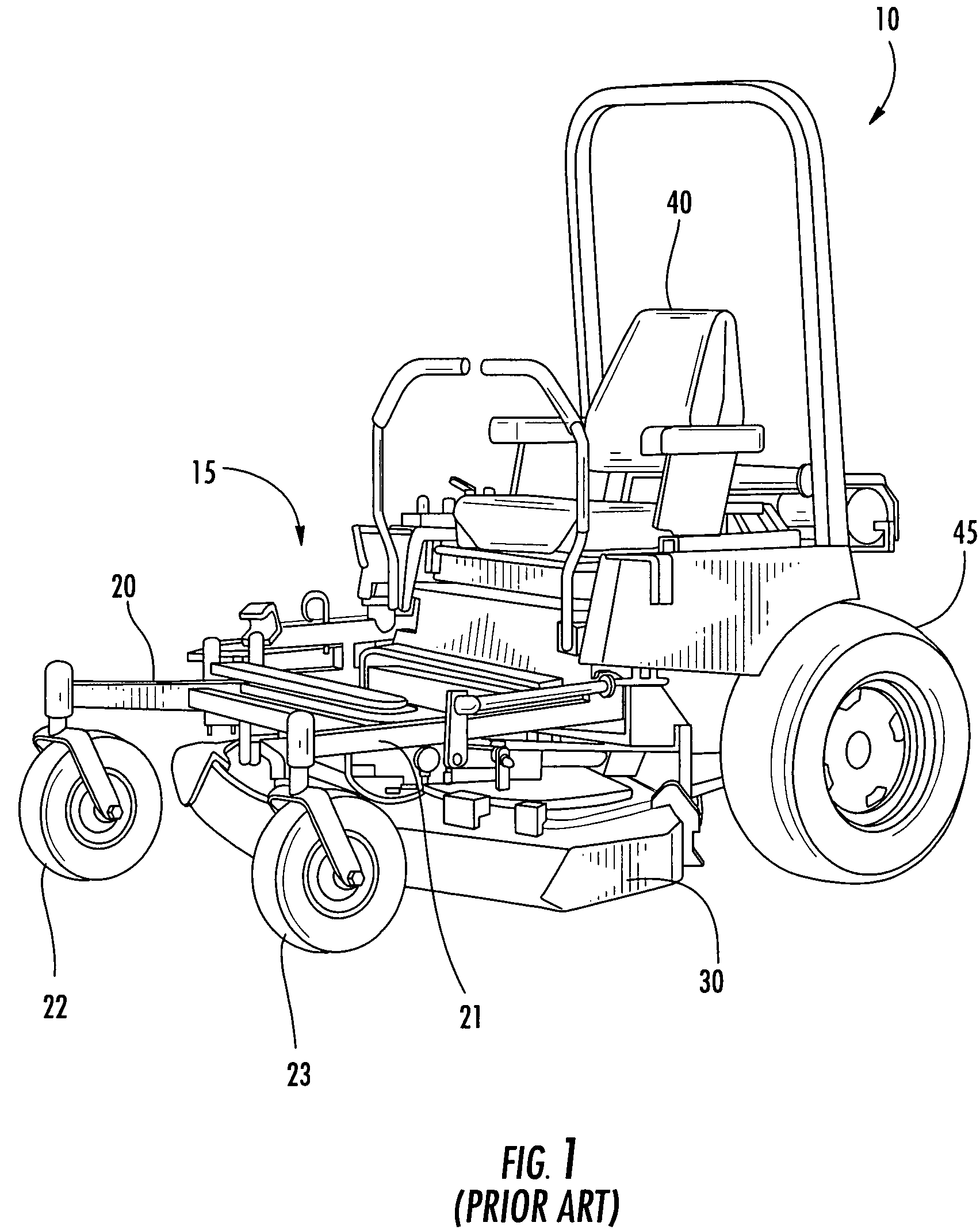 Mower payload bin