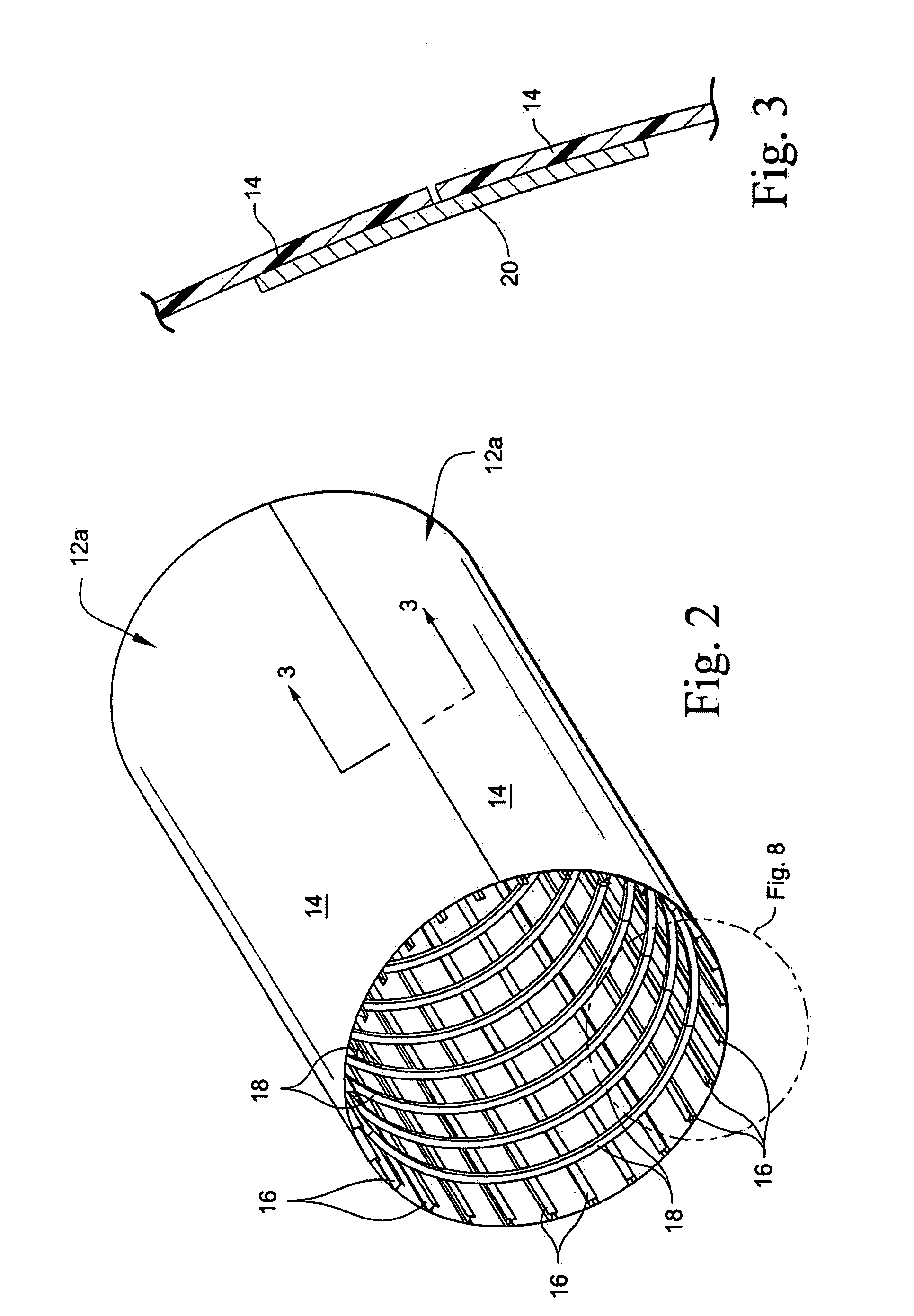 Hybrid aircraft fuselage structural components and methods of making same