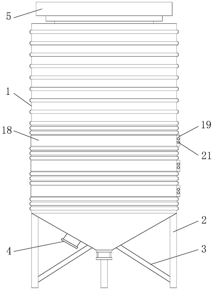 Intelligent energy-saving emission-reducing efficient aquaculture water tank