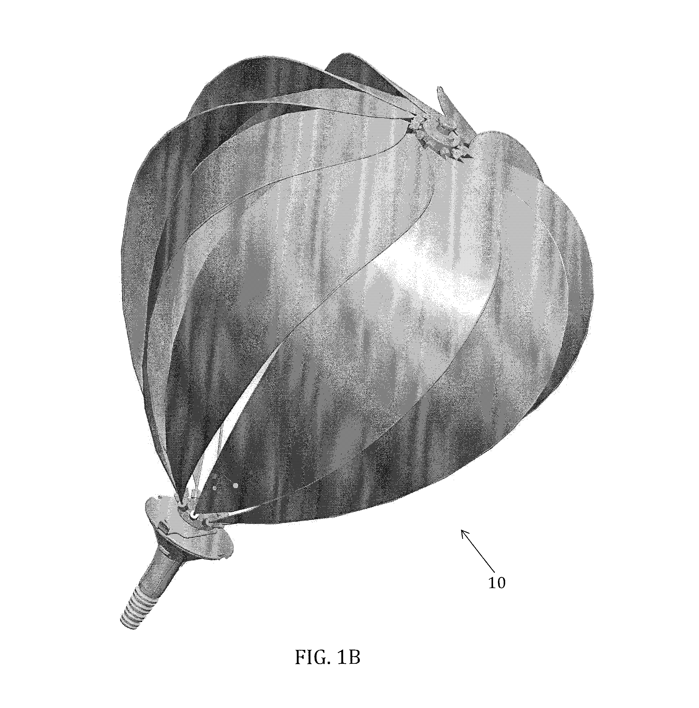 Spinable fan with interchangeable blades