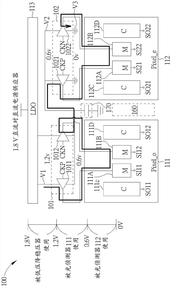 Photo-detecting apparatus and current recycling method