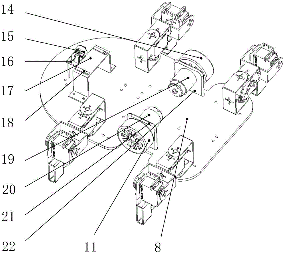 Wheel-footed convertible toy robot