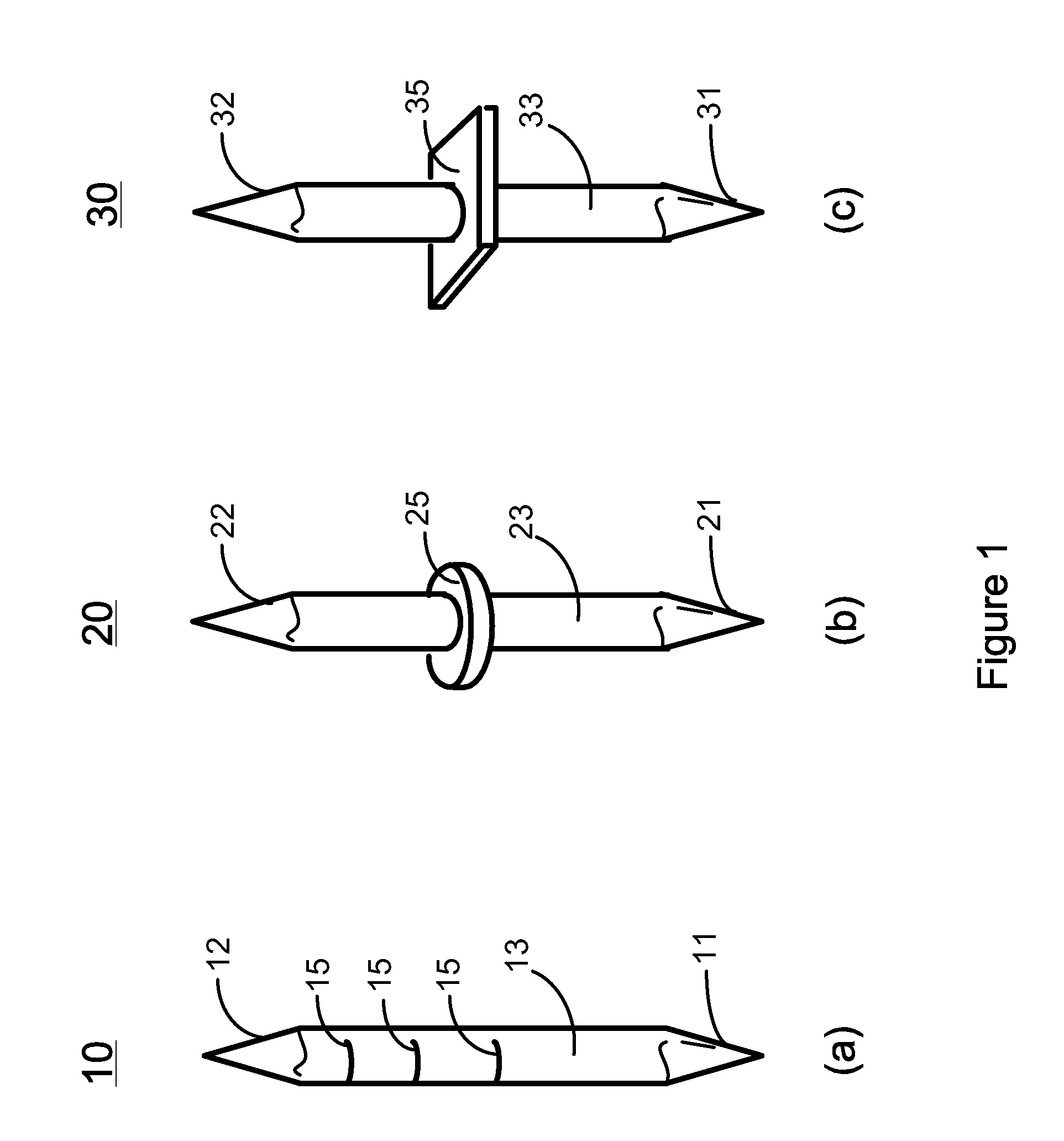 Two-way nails, two-way screws and their mounting tools