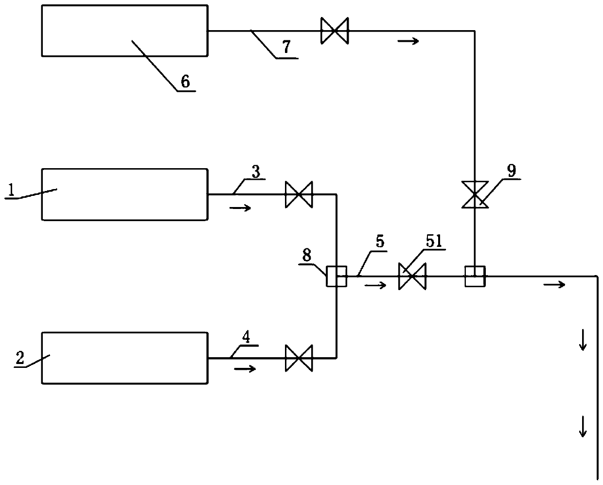 Air compressor air supply system