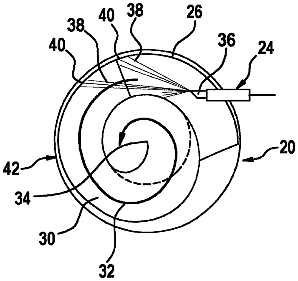 Exhaust gas post treatment system