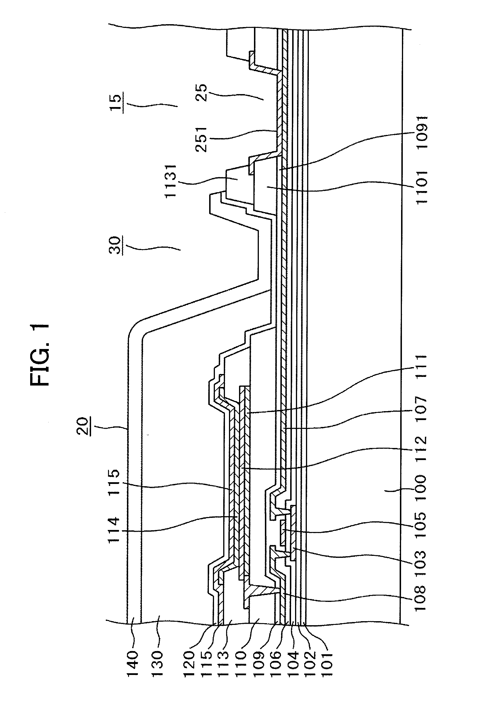 Organic el display device