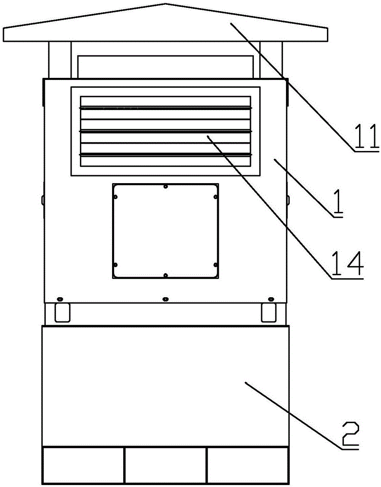 Outdoor type low-temperature-resistant air cooling diesel generator set for communication base station