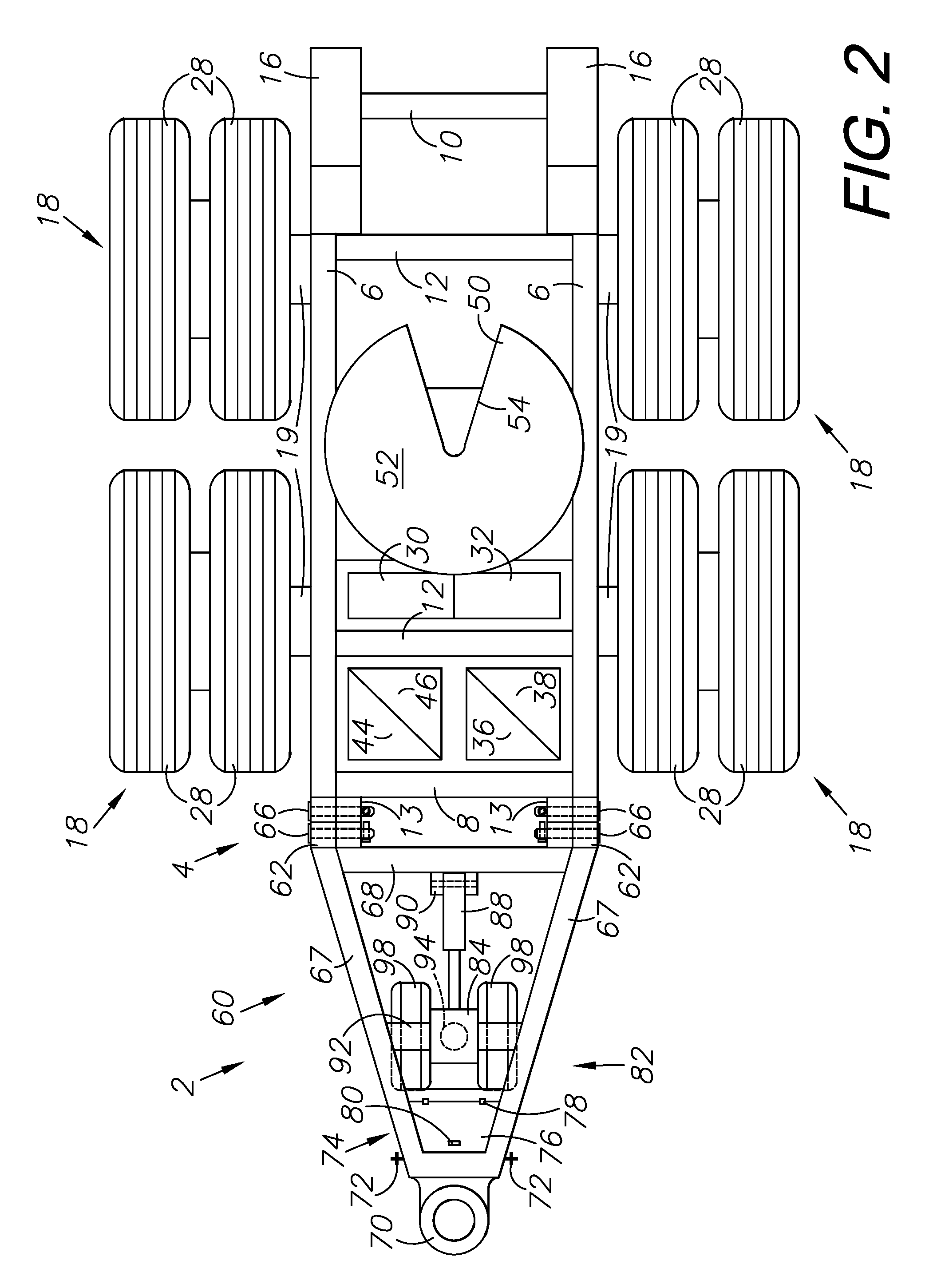 Powered converter dolly and securing device