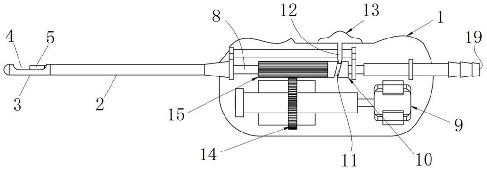 Mechanical thrombus removing device