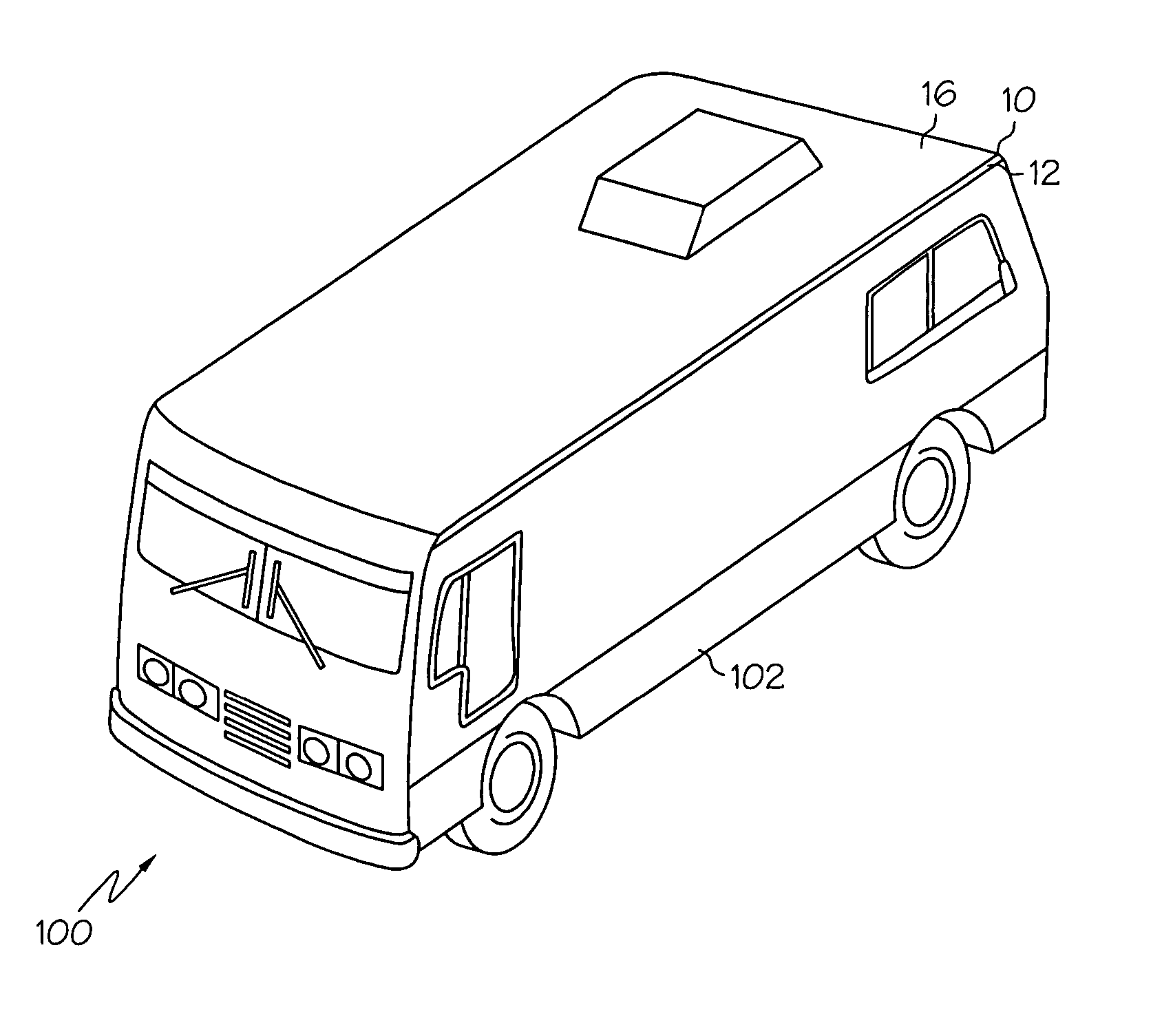 Recreational vehicle roofing coating