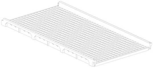 A machine-inserted water-rolled seedling series-type soilless simple seedling-raising tray and seedling-raising device