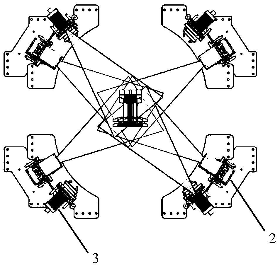 Steel rail surface defect three-dimensional detection system and method