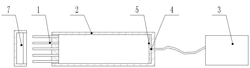 Agar gel negative pressure perforating method and perforator