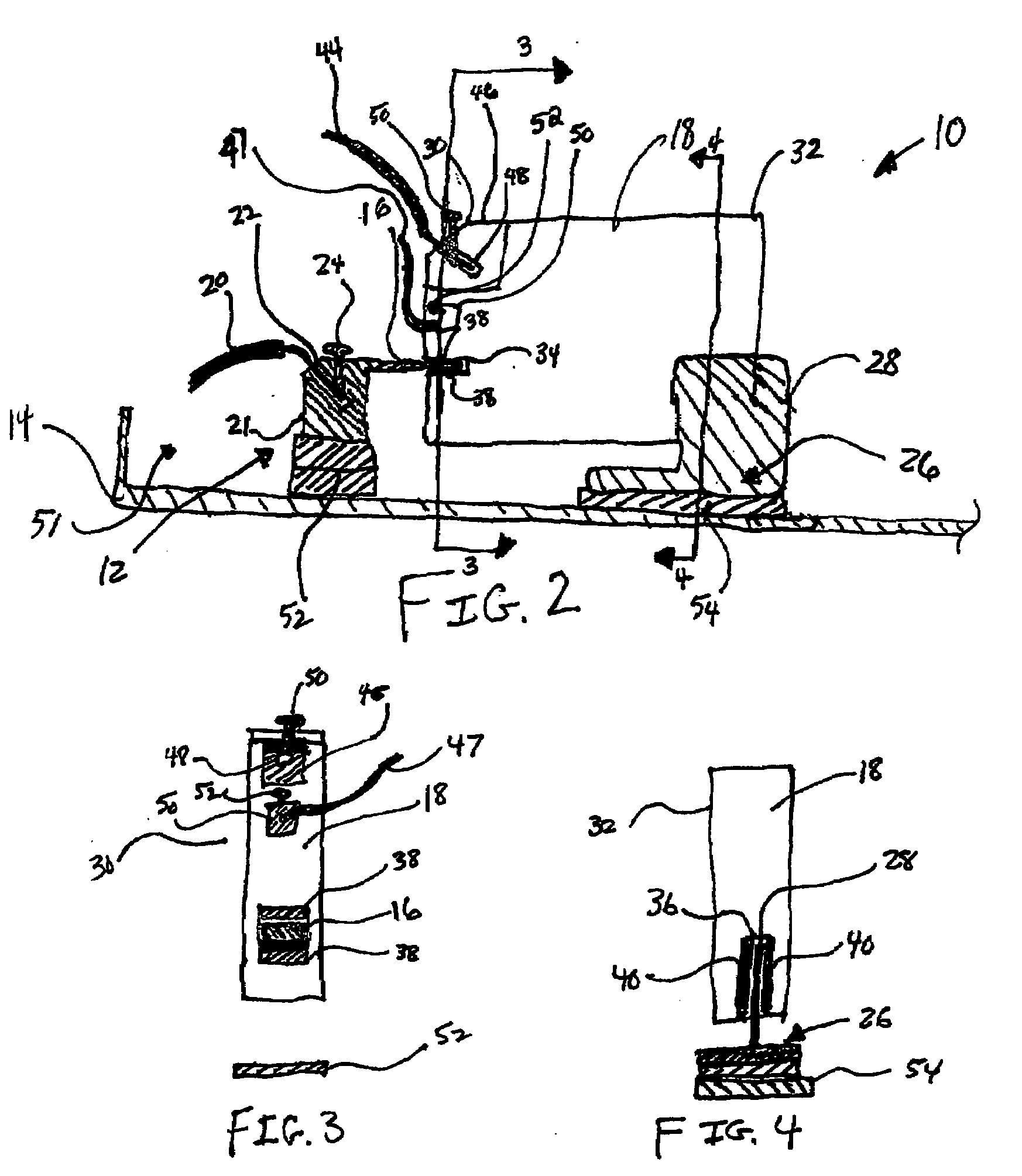 Load center with plug in neutral connections