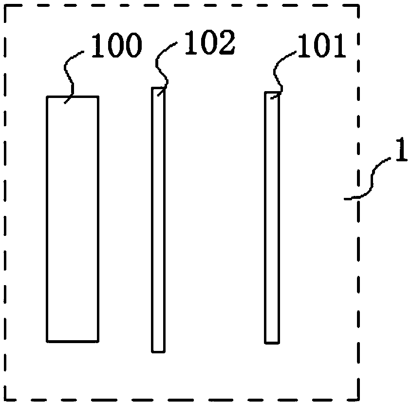 Reflective transparent display device and application thereof