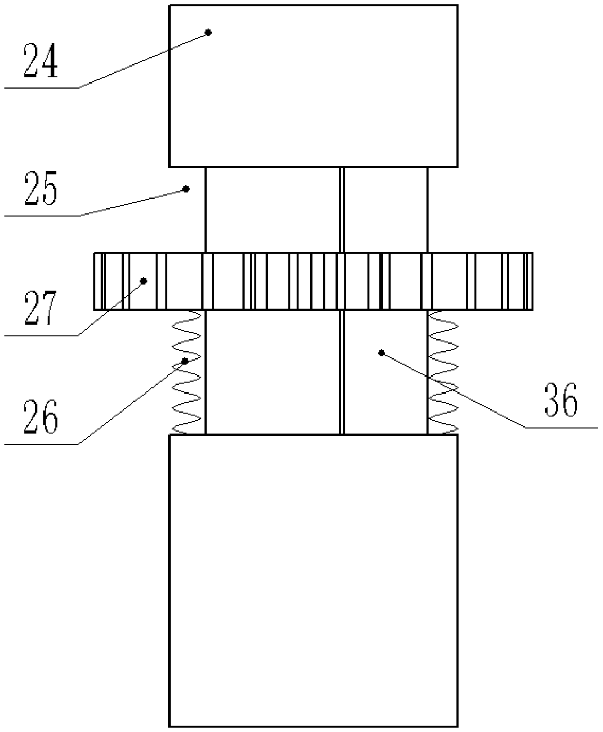 Gear interlocking type automobile back door hinge