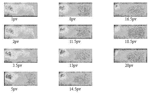 Rock core displacement effect visual evaluation method