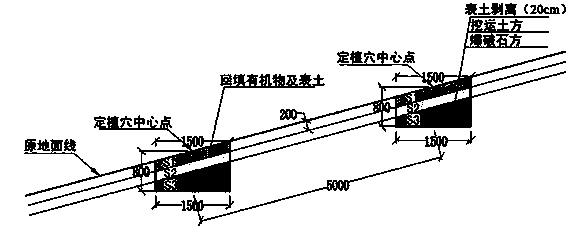 Planting pit soil improving method for fast ripening of soil in newly built citrus orchard in three gorges reservoir area