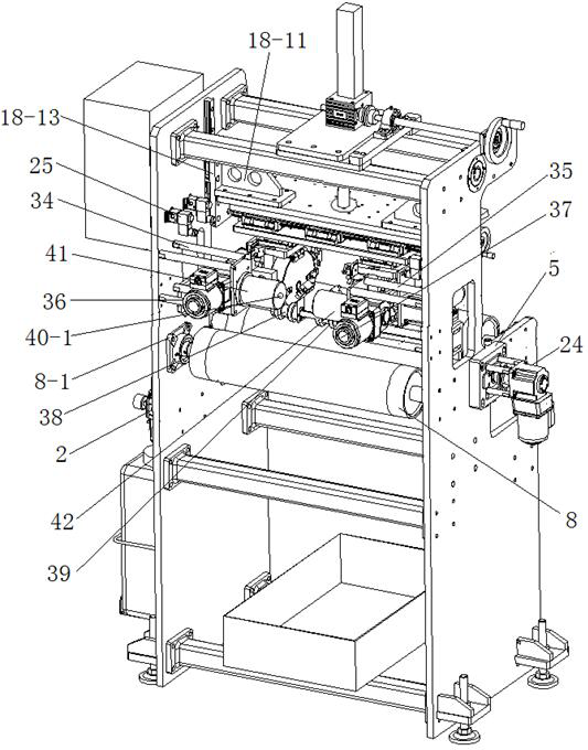 Double-edge cutting automatic device and cutting method for special vibration-damping sound-absorbing adhesive tape for high-speed rail carriage