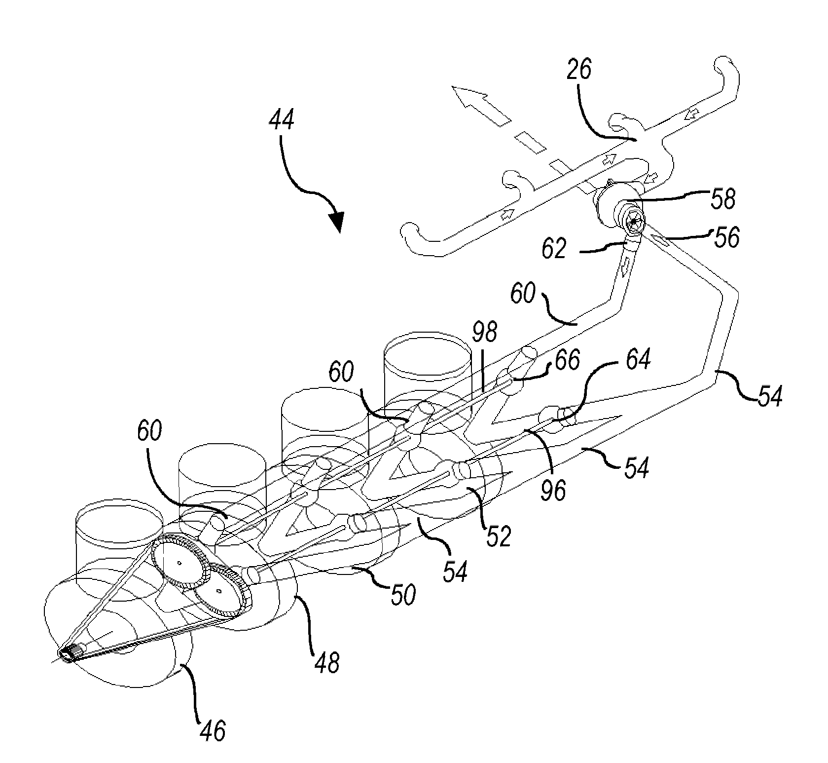 Light turbo compound engine variant