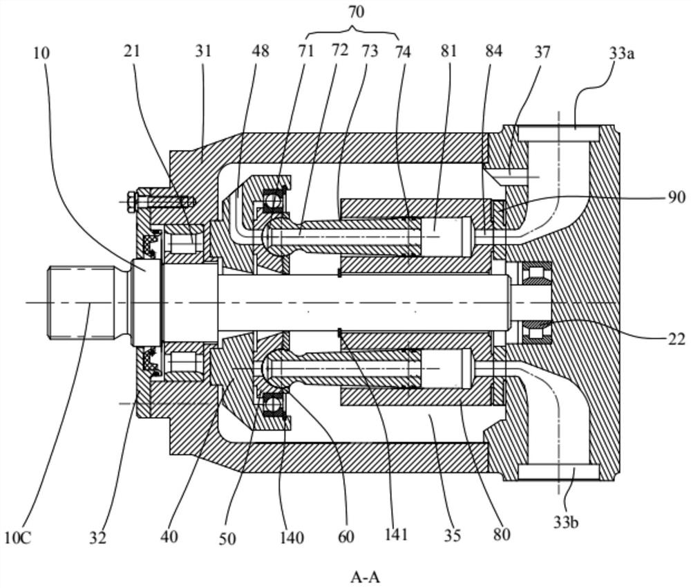 Sliding disc type axial plunger pump